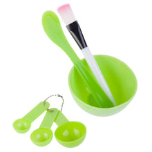 Load image into Gallery viewer, Plastic 4 in 1 DIY Facial Beauty Mask Bowl with Stick Brush Set