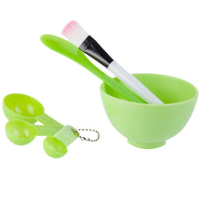 Load image into Gallery viewer, Plastic 4 in 1 DIY Facial Beauty Mask Bowl with Stick Brush Set