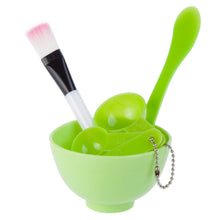 Load image into Gallery viewer, Plastic 4 in 1 DIY Facial Beauty Mask Bowl with Stick Brush Set
