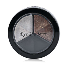 Load image into Gallery viewer, Cosmetic Makeup Neutral 3 Warm Color Eye Shadow with Mirror Brush