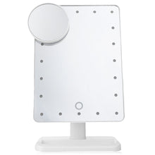 Load image into Gallery viewer, Portable Table 20 LEDs Lamp Luminous Cosmetic Mirror