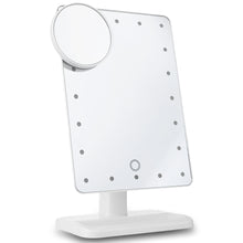 Load image into Gallery viewer, Portable Table 20 LEDs Lamp Luminous Cosmetic Mirror