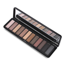 Load image into Gallery viewer, Popfeel Makeup Matte 12 Color Eye Shadow Palette with Mirror
