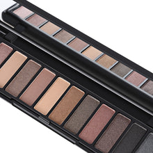 Load image into Gallery viewer, Popfeel Makeup Matte 12 Color Eye Shadow Palette with Mirror